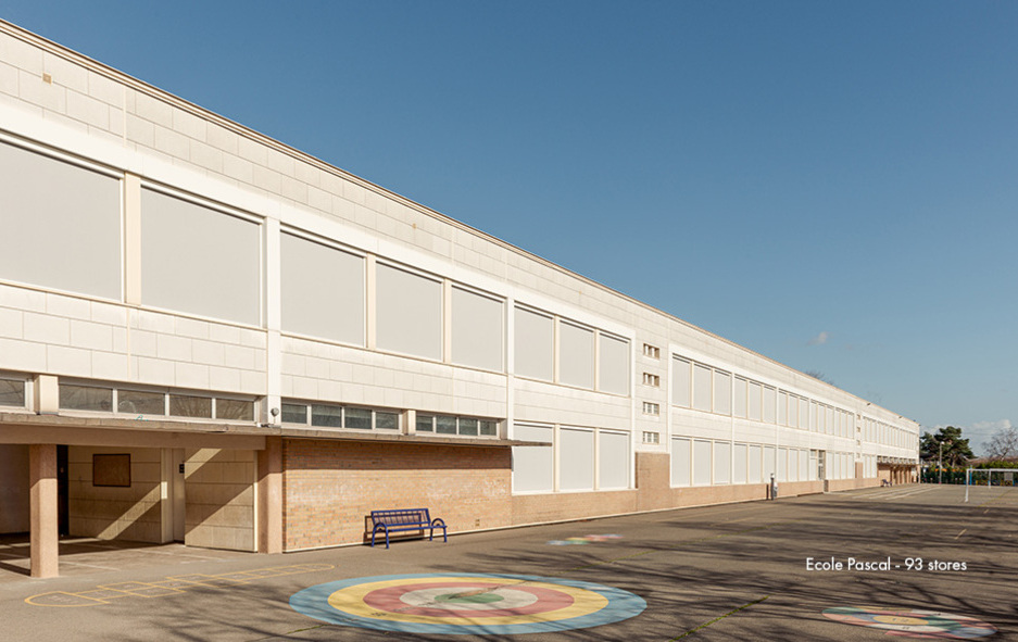 Tejido Satiné 5500 en las escuelas de Poissy